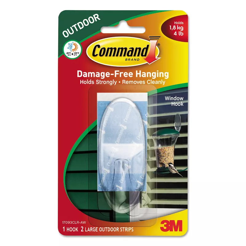 Large Plastic Hooks and Strips Set - Command All UK