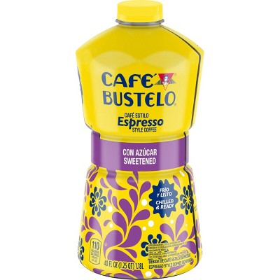 Café Bustelo Sweetened Espresso-style Iced Coffee - 40 Fl Oz : Target