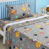 Joyin Kids Twin Sheet Set Astronaut 3 Piece Bed Sheets Deep Pocket Wrinkle Free Cozy Toddler Bedding Set Soft Microfiber Fade Resistant Breathable - 2 of 4