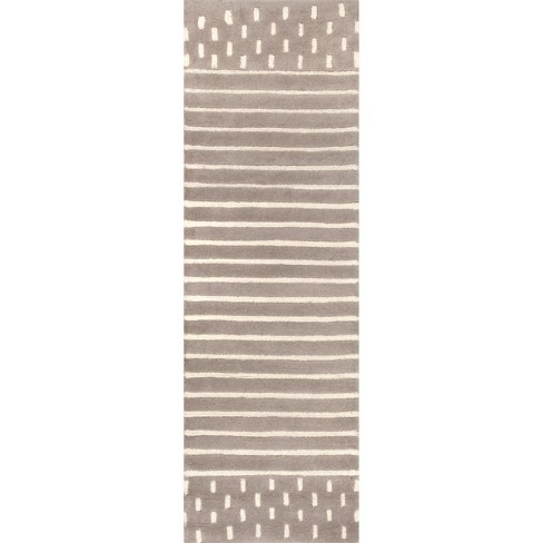 Arvin Olano x Rugs USA - Mandia Striped Wool Indoor Area Rug - image 1 of 4