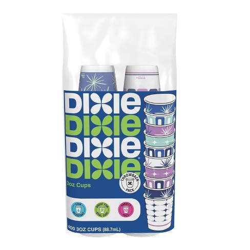 Dixie Everyday Assorted Designs Bathroom Cups 400ct 3oz Target