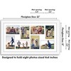 Americanflat 4x6 Collage Picture Frame  - Multi Picture Frames Fit Eight 4x6 Photos or Use as One 12x22 Frame for Wall Display -- White - 2 of 4
