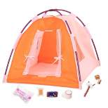 Our Generation Tent & Camping Set for 18" Dolls - All Night Campsite