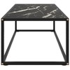 vidaXL Coffee Table Black and transparent - 3 of 4