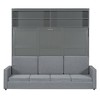 Whisen Clever Design Full Size Murphy Bed, Folded into a Sofa with Cushion - 4 of 4