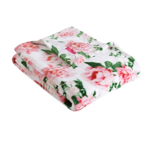 Rose throw online blanket