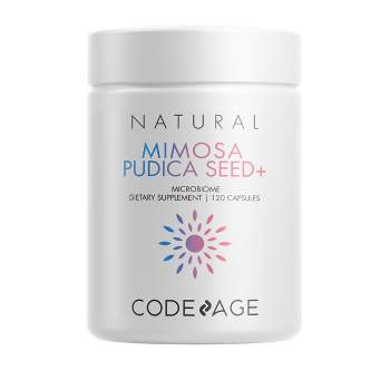 Codeage Mimosa Pudica Seed, BioPerine Black Pepper, Herbal Cleansing Supplement - 120ct