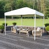 Emma and Oliver 10'x10' Weather Resistant Easy Pop Up Event Straight Leg Instant Canopy Tent - image 3 of 4