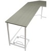Sapphtopaz Home Office Desks Computer Desk Writing Desk Gaming Desk Office Desk Vanity Table for Home Office, Brown - 2 of 4
