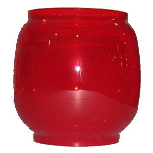 W.T. Kirkman Dietz Replacement Red Globe (Lil' Wizard) - 1 of 2