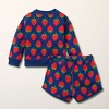 Baby Adaptive Strawberry Print 2pc Top and Bottom Set - kate spade new york x Target Navy/Red - 2 of 3