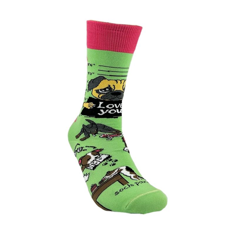 Bad and Guilty Dog Socks (Women's Sizes Adult Medium) from the Sock Panda, 4 of 6