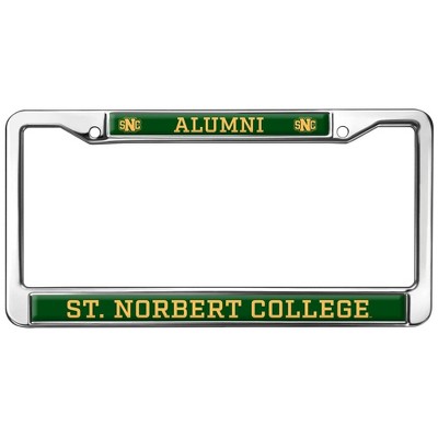 St. Norbert College Alumni Logo Full Size Standard License Plate Metal Frame