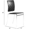 Zuo Criss Cross Dining Chair (Set of 4) Black - 3 of 4