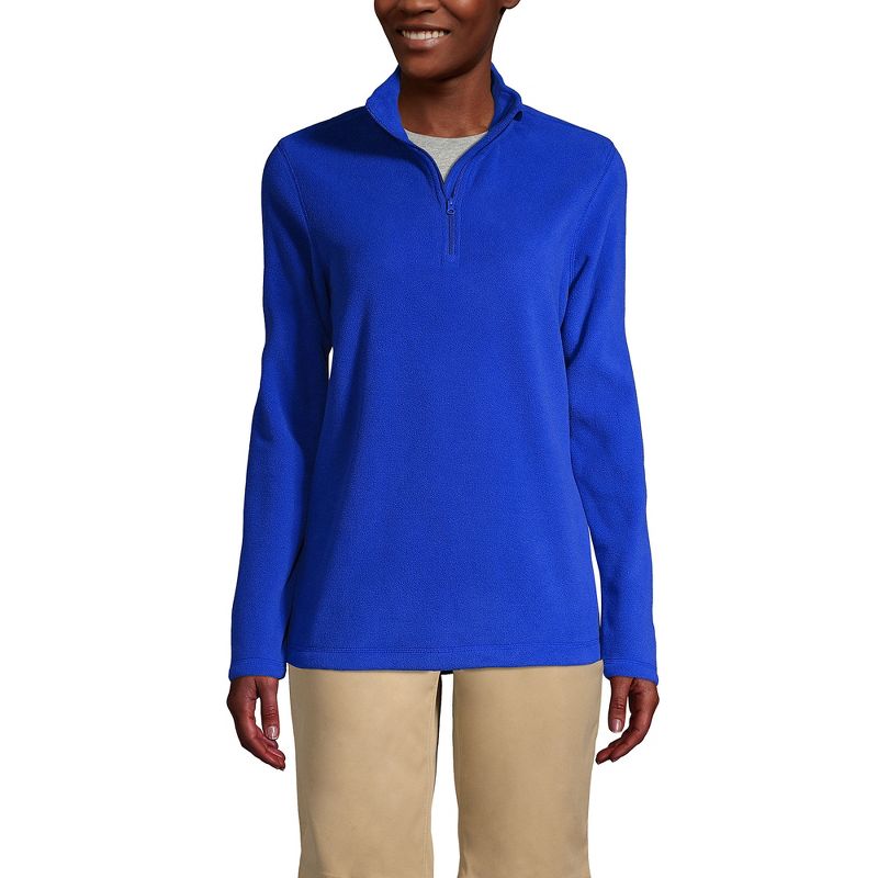 School Uniform Young Women's Lightweight Fleece Quarter Zip Pullover, 3 of 5