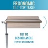 DMI Healthcare Heavy Duty Over Bed Table Tilt Top Table - 4 of 4