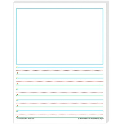 Teacher Created Resources Smart Start 1-2 Story Paper: 100 Sheets (Pack of 2)