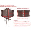 INSPIRE CHIC Women's Elastic Wide Corset Vintage Lace-up Tied Cinch Waspie Waist Belts 1Pc - 4 of 4