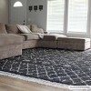 Hauteloom Thetford Black Berber Shag Rug - 2 of 4