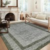 Modern Machine Washable Area Rug Ultra Thin Stain Resistant Non Shedding Non Slip Pet Friendly Floor Rug for Living Room Bedroom - 3 of 4