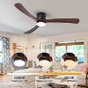 HUMHOLD Wood Ceiling Fan with Lights and Remote for Bedroom, Living Room - 4 of 4