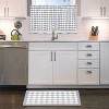 Kate Aurora Anti Fatigue Memory Foam 18" x 30" Gray & White Kitchen Floor Mat - 3 of 3
