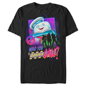 Men's Ghostbusters Retro Who You Gonna Call Collage T-Shirt - 1 of 4
