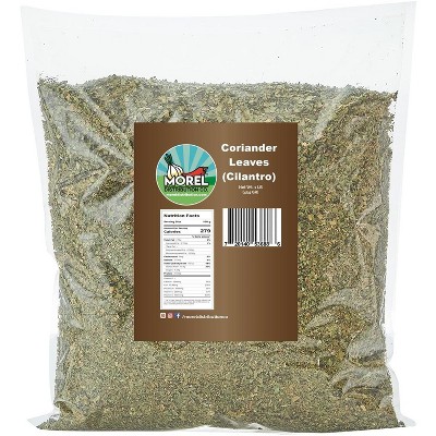 Morel Distribution Co | Dried Coriander Leaves. Cilantro Leaf, Cut and Sifted. 1 Lb
