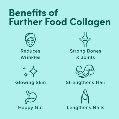 Further Food Collagen Peptides Powder + Beauty Mushroom - Vanilla - 10.37oz