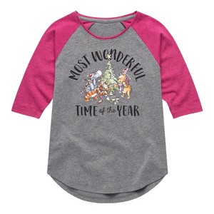 Girls' - Winnie the Pooh - Christmas Most Wonderful Time of the Year - 1 of 4