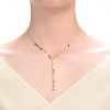 Guili 14K Gold Plated "Y" Necklace, a modern and chic design that adds sophistication, grace, and class to any outfit for a refined look. - 3 of 3