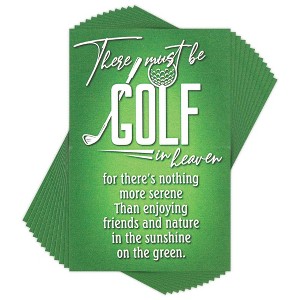 Dicksons Golf in Heaven Green 2 x 3 Inch Cardstock Itty Bitty Bookmark Pack of 24 - 1 of 2