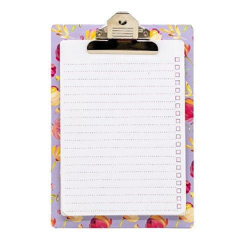 Pukka Pads Blossom Clipboard with Pad - Pack 4 - image 1 of 4