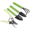 Unique Bargains PP Iron Oxford Cloth Garden Tool Set Green 1 Set - 4 of 4