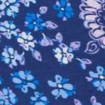 evening blue paisley