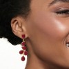 Ross-Simons 30.00 ct. t.w. Ruby Drop Earrings in 18kt Gold Over Sterling - 2 of 3