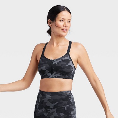 target sports bras zipper front