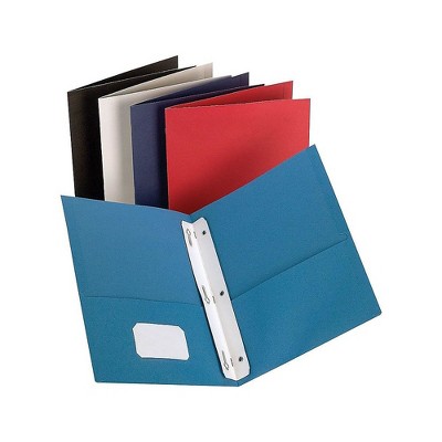 Staples 2-Pocket Folder with Fasteners Assorted 905754