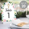 Big Dot of Happiness Religious Easter - Christian Holiday Party Double-Sided 5 x 7 inches Cards - Table Numbers - 1-20 - 2 of 4