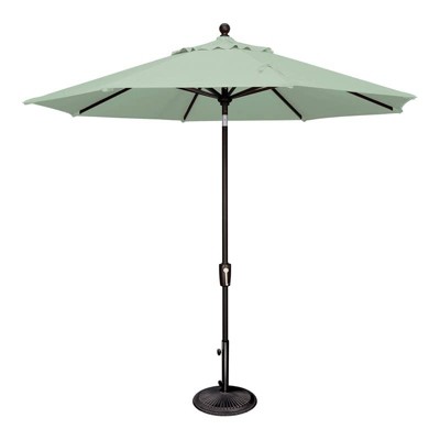 SimplyShade Catalina 108" Octagon Push Button Tilt Market Umbrella in Green