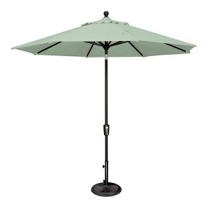 SimplyShade Catalina 108" Octagon Push Button Tilt Market Umbrella in Green - 1 of 4