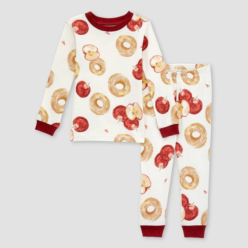 Burt's Bees Baby® Girls' 2pc Pajama Set, 1 of 8