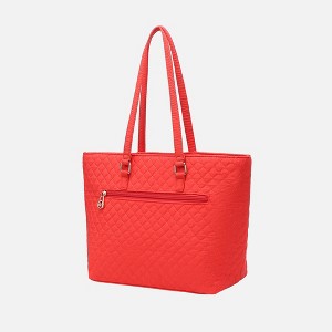 MKF Collection Hallie Solid Quilted Cotton Women’s Tote Bag by Mia K - 1 of 4