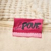 Merton Boho Pouf Ivory - Christopher Knight Home: Square Wool & Cotton Upholstered, Spot Clean, No Assembly Required - 4 of 4