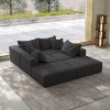 NicBex Couches for Living Room 162" Cloud Sofa Sectional Sofa Couch Set L Shaped Free Combination Sofa Couch With 6 Pillows - 2 of 4