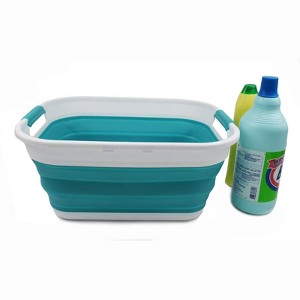 SAMMART 17.5L (4.6 Gallon) Collapsible/ Portable Washing Tub, Water Capacity 13.5L/3.5 Gallon - 1 of 4
