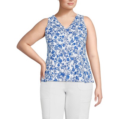 Lands' End Women's Slub Tank Top