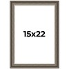 PosterPalooza | Weathered Black Picture Frame - UV Acrylic, Foam Board Backing, Hanging Hardware - 2 of 4