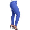 YMI Women's Hyper Stretch Mid-Rise 5 Pocket Slim Fit Skinny Jeans - 3 of 4