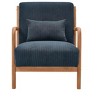 NicBex Wooden Lounge Chair Accent Chair with Waist Cushion, Comfy Chair for Living Room, Bedroom, Office - 2 of 4